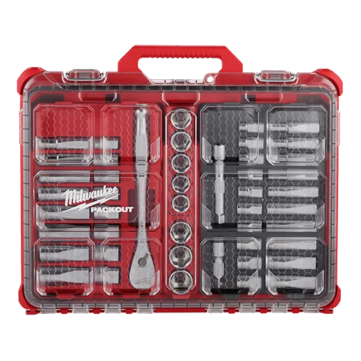 Set di Chiavi a Bussola e Cricchetto da 47 Pezzi – Attacco 1/2"